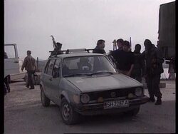 Albania - Riot police retake town from gunmen News Clip