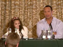 The Game Plan Press Conference Stock Footage