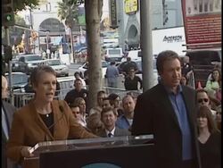 Dedication of Tim Allen's Hollywood Walk of Fame Star Stock Footage