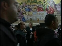 WRAP Pilgrims re-enact Christ's final journey through Old City ADDS more News Clip