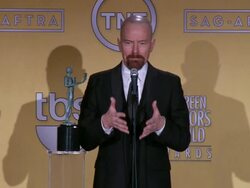 SPEECH - Bryan Cranston on motivating kids at 19th Annual Screen Actors Guild Awards - Press Room 1/27/2013 in Los Angeles, CA.(Footage by WireImage Video/Getty Images Entertainment Video) Stock Footage