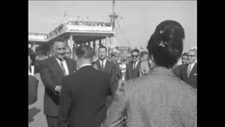 CAN766 YUGOSLAVIAN PRESIDENT TITO MEETS EGYPTIAN PRESIDENT NASSER IN ALEXANDRIA Instructional Video