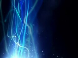 Flowing Light Streaks Background Loop - Neon Blue Vertical HD Stock Footage