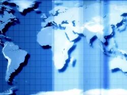 World map (HDTV) Stock Footage