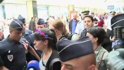 CLEAN : Femen topless activists freed from Tunisia News Clip