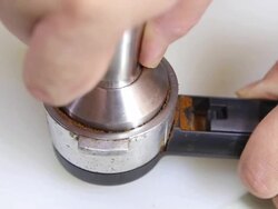 Tamping Coffee Powder Stock Footage