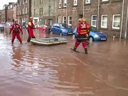 Flooding in Aberdeenshire News Clip