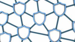 Shield security system Stock Footage