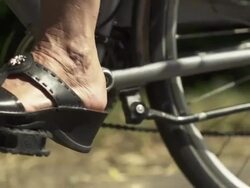 SLOW MOTION: Bicycle Stock Footage