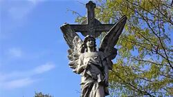 Grave Angel Stock Footage