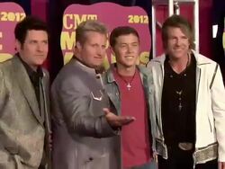 Jay DeMarcus, Gary LeVox, Scott McCreery and Joe D Stock Footage