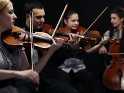 String quartet Stock Footage