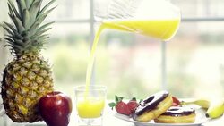 Slow Motion of Preparing Breakfast Stock Footage