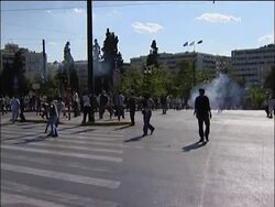 Muslim immigrants hold protest over claim that policeman defaced Iraqi's Quran News Clip