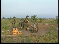 Congo - Fighting around Brazzaville airport News Clip