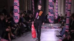 Belgian designer Raf Simons and L.A. artist Sterling Ruby combined their talents for a co-branded menswear collection they showed in Paris News Clip