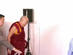 The Dalai Lama Appears at Press Conference News Clip