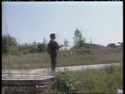 KOSOVO: SERB FORCES BLAST ETHNIC ALBANIANS WITH MORTAR FIRE Instructional Video