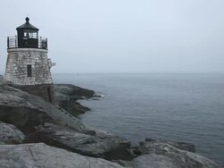 Castle Hill Lighthouse Stock Footage