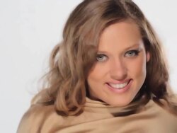 Happy Blond Girl Stock Footage