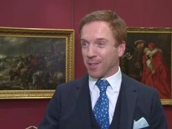 INTERVIEW: Damien Lewis on how it feels as a Londoner to receive the honour at Damian Lewis given keys to The City Of London at The Guildhall on March 19, 2013 in London, England (Footage by WireImage Video/Getty Images) Stock Footage