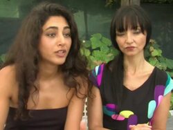 INTERVIEW: Golshifteh Farahani on what she first thought when she read the script at the Chicken with Plums Interview: Venice Film Festival 2011 at Venice . (Footage by WireImage Video/Getty Images Entertainment Video) Stock Footage