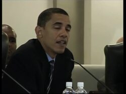 Senate security committee holds hearing on hurricane Katrina News Clip