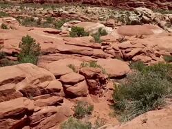 Fiery Furnace - Arches National Park Stock Footage