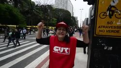 Protests Continue After Impeachment of Dilma Rousseff Stock Footage