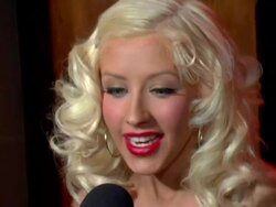 Christina Aguilera Album Party Stock Footage