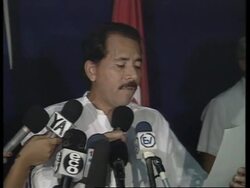 NICARAGUA: MANAGUA: SANDINISTA PARTY DECLARE POLITICAL WAR News Clip