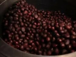Coffee beans torrefaction Stock Footage