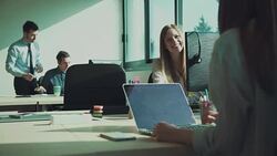 New business team, at work in the startup office Stock Footage