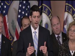 Conservative Republicans controlling the House unveiled a budget blueprint Tuesday that combines slashing cuts to safety net programs for the poor with sharply lower tax rates in an election-year manifesto painting clear campaign differences with President Barack Obama. News Clip