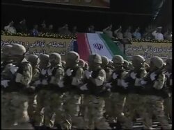 Vice-President during military parade warns foreign countries not to attack Iran Instructional Video