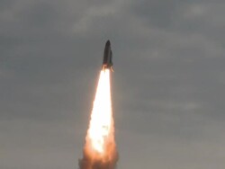 Final Launch of the Space Shuttle Endeavour Stock Footage