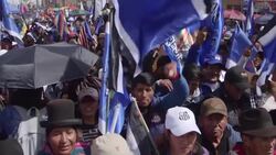 CLEAN : Bolivia: MAS party of Evo Morales launches electoral campaign News Clip