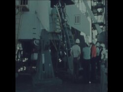 SYND 9-11-73 ENGINEERS CHECK SATURN ROCKET News Clip