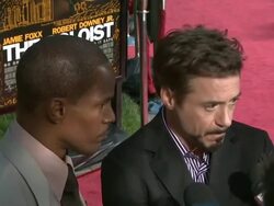 'The Soloist' Premiere Stock Footage