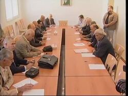 Palestinian National Security Council: Israeli cabinet: prayers for Arafat News Clip