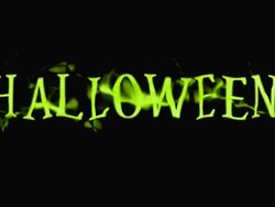 halloween title Stock Footage