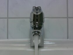 Water tap running (HD, NTSC, PAL) Stock Footage