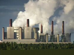 PAL: big power plant Stock Footage