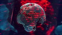 Abstract Dotted Globe Stock Footage