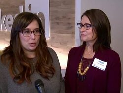 EVENT CAPSULE CLEAN - LinkedIn Celebrates 2nd Annual 'Bring In Your Parents Day' Stock Footage