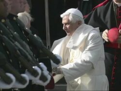 Pope Benedict XVI arrives in Scotland News Clip