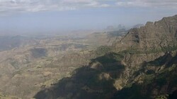 Siemen mountains in Ethiopia. Stock Footage