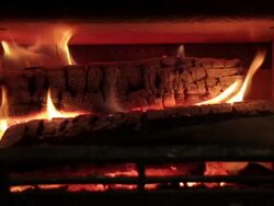 Open fire Stock Footage