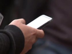 Anonymous Mobile Phone Users Stockshots News Clip