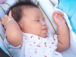 Sleeping baby Stock Footage